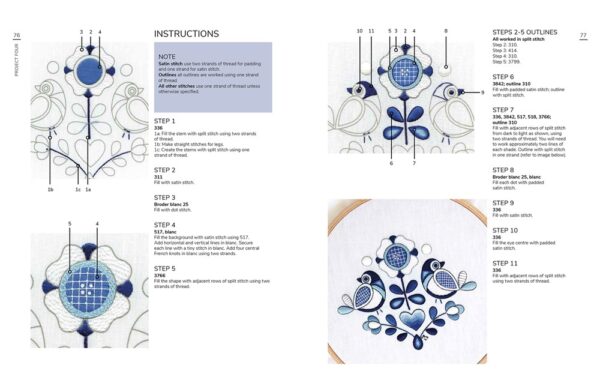 An Introduction to Whitework Embroidery with Colour - Trish Burr 2